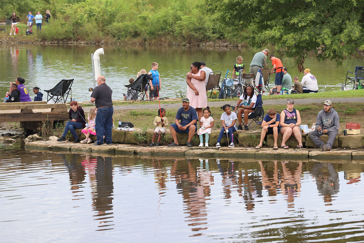 2024 TWRA Fishing Rodeo at Clarksville’s Liberty Park Pond. (Mark Haynes, Clarksville Living Magazine) 2024 TWRA Fishing Rodeo at Clarksville’s Liberty Park Pond. (Mark Haynes, Clarksville Living Magazine)