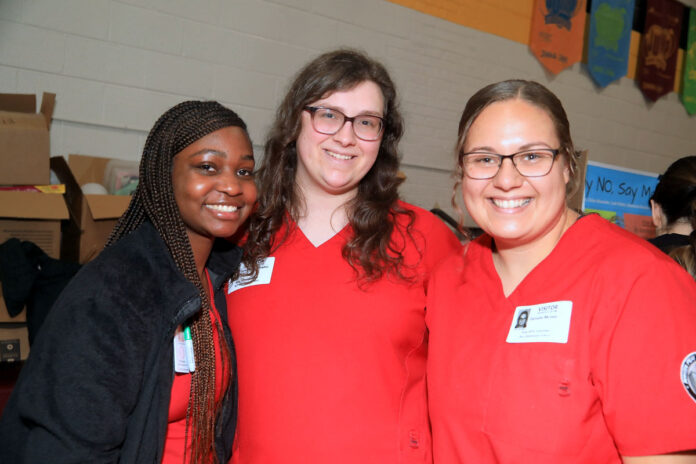 Alexus Delbridge, Sara Christopher and Danielle McNeel
