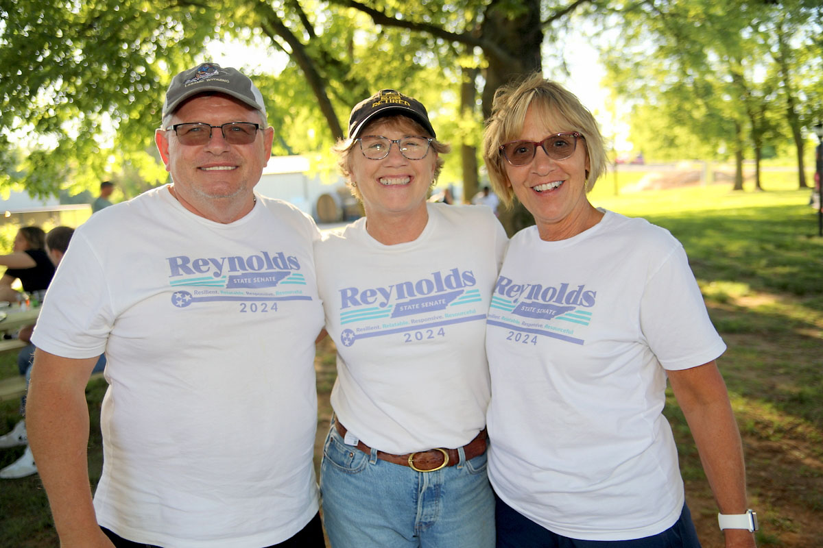 Billy Burgett, Karen Reynolds and Charlene Toro Billy Burgett, Karen Reynolds and Charlene Toro