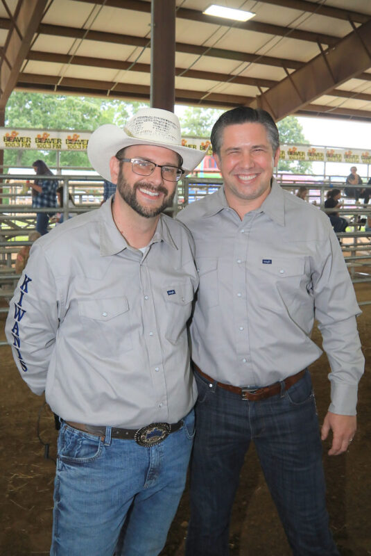 Brandon Bridges and Montgomery County Mayor Wes Golden Brandon Bridges and Montgomery County Mayor Wes Golden
