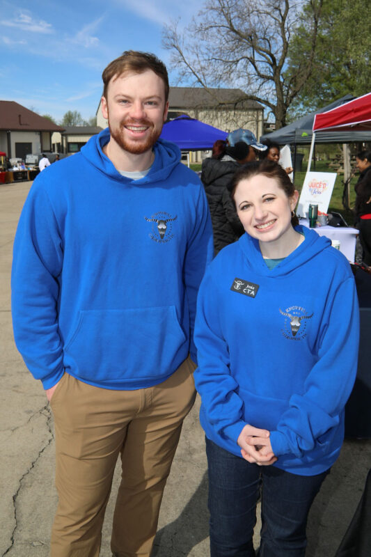Dr. Ty Haston and Jessica Van Hoy Dr. Ty Haston and Jessica Van Hoy