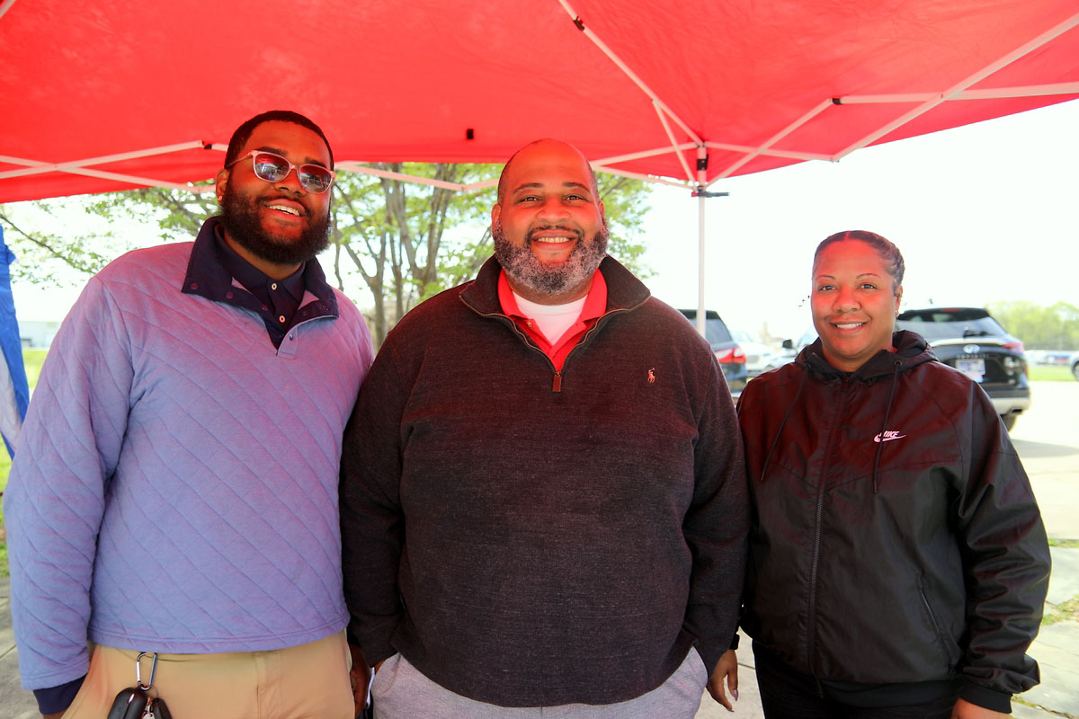 Eric Bentley, Brian Hutchenson and Tia Martin Eric Bentley, Brian Hutchenson and Tia Martin