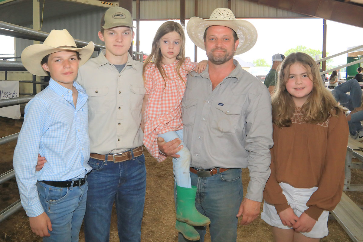 Garrett, Gabriel, Adalyn and Brad Pavlik, Raleigh Fry Garrett, Gabriel, Adalyn and Brad Pavlik, Raleigh Fry