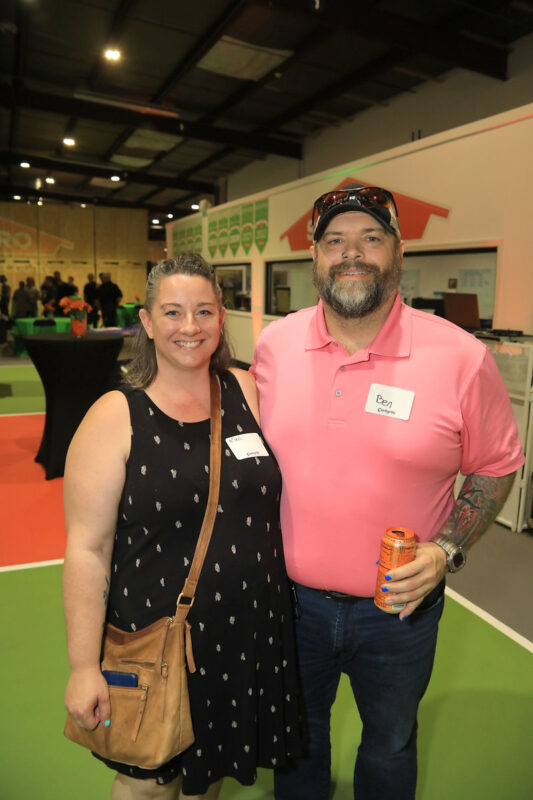 Kim Johnson and Ben Pierce