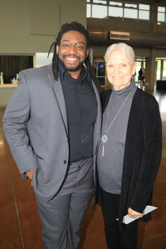 Larry Cotton and Beverly Woodard