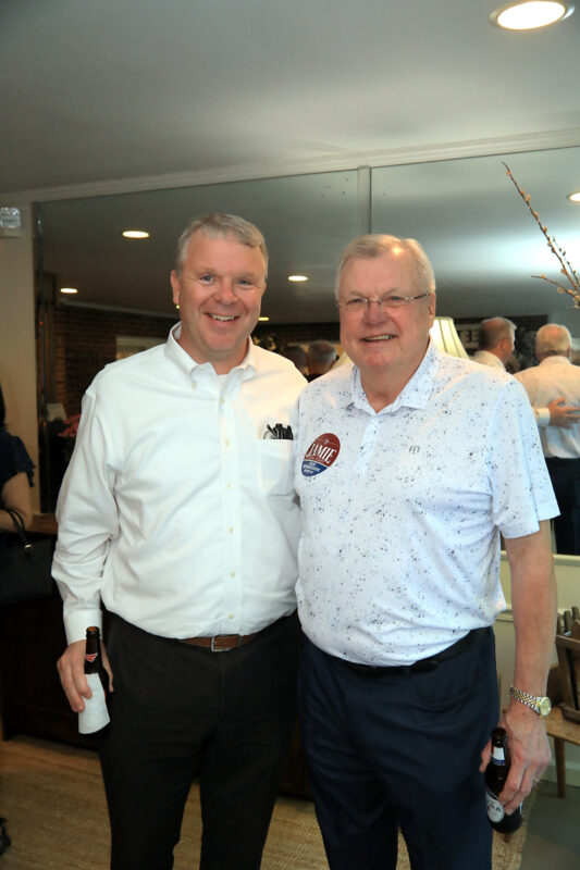Lee Harrell and Representative Curtis Johnson Lee Harrell and Representative Curtis Johnson