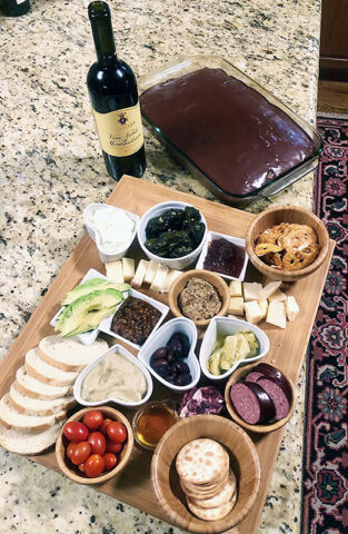 Mediterranean theme board