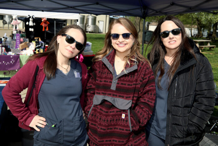 Mia Santos, Ashley Smith and Jennifer Atkinson of The Drip Bar