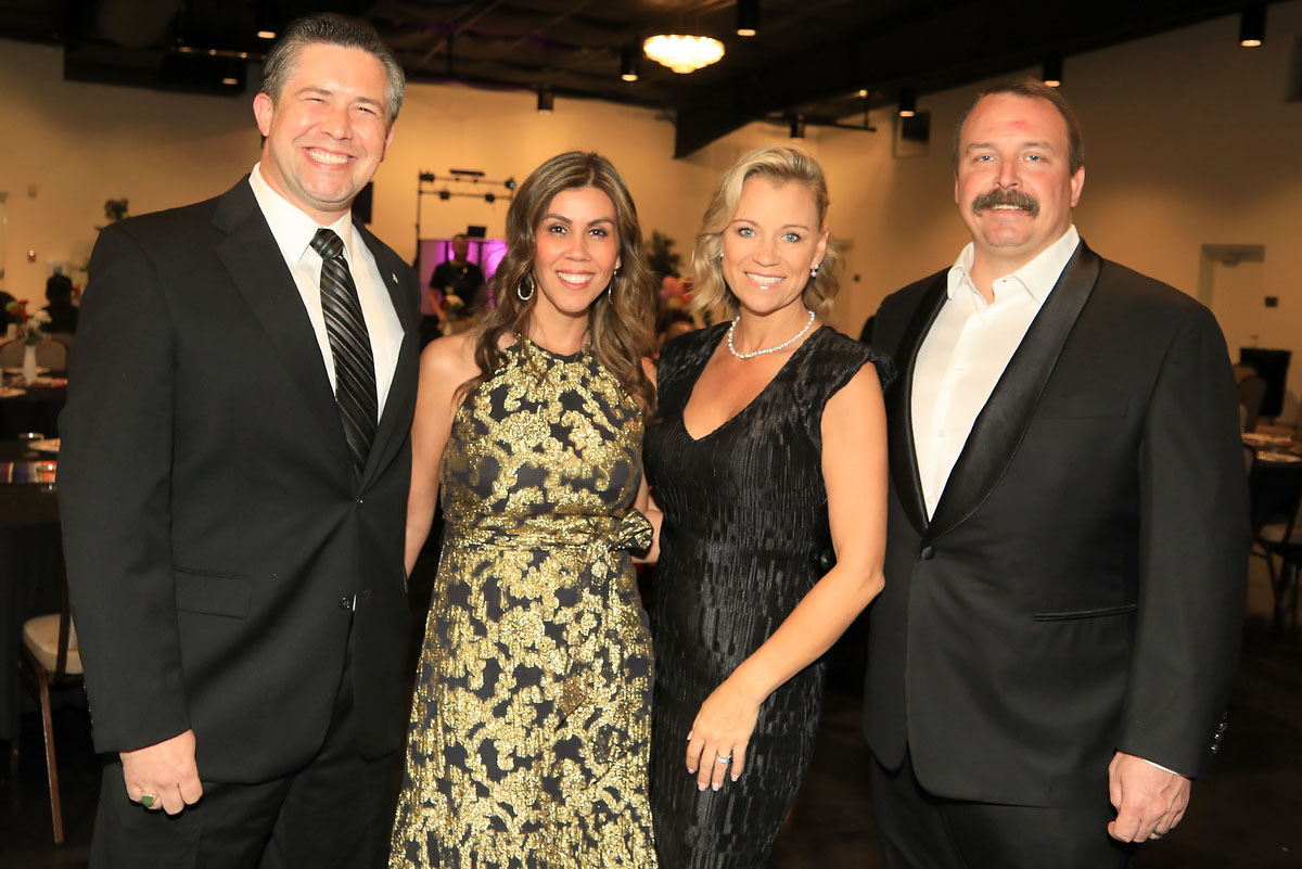 Montgomery County Mayor Wes Golden, Sara Golden, Una Smith and County Commissioner Joe Smith Montgomery County Mayor Wes Golden, Sara Golden, Una Smith and County Commissioner Joe Smith