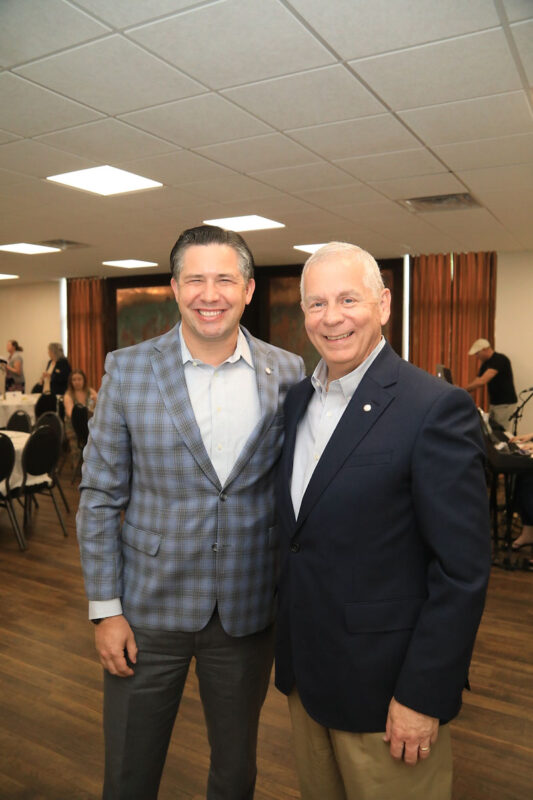 Montgomery County Mayor Wes Golden and Clarksville Mayor Joe Pitts