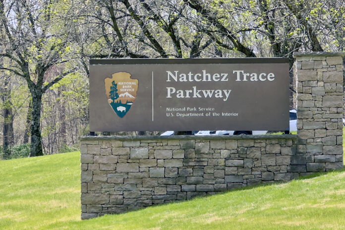 Natchez Creek Parkway Entrance, Tennessee