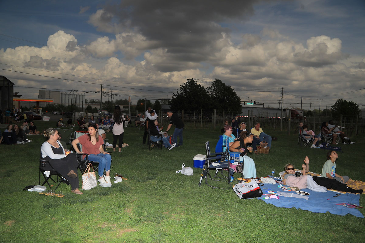 Near Total Eclipse at Beachaven Vineyards & Winery Near Total Eclipse at Beachaven Vineyards & Winery