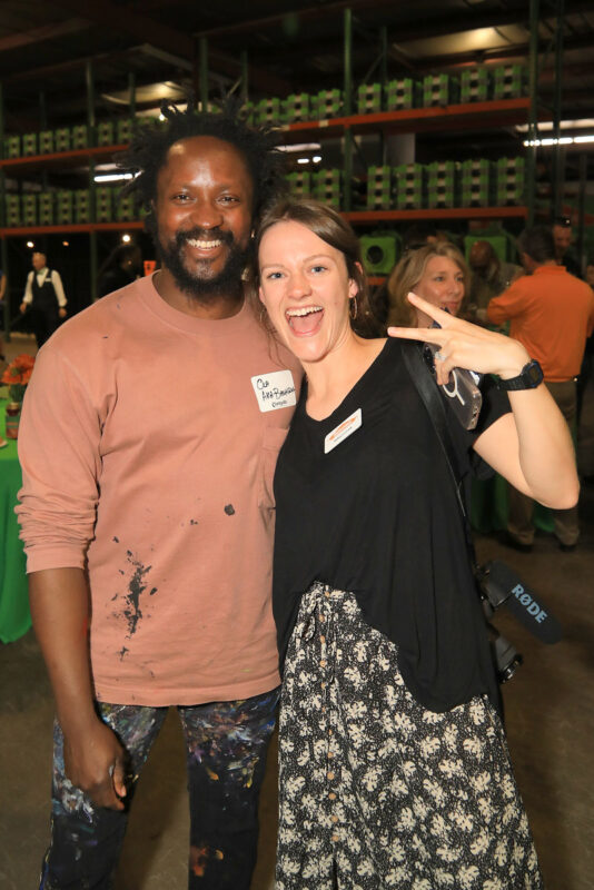Ola Aka-Bashorun and Rebecca Crow