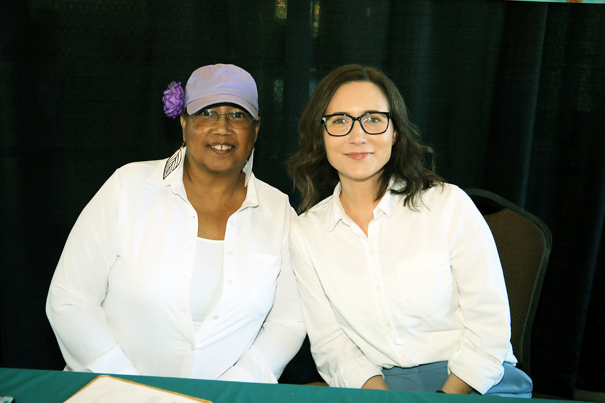 Renay Ross and Leigh Harpel Renay Ross and Leigh Harpel