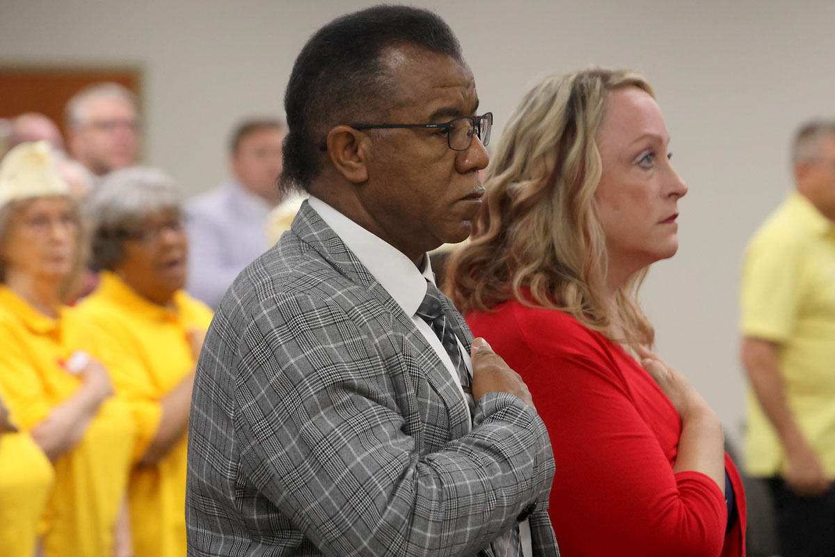 Clarksville City Council members Joe Shakeenab and Deanna McLaughlin Clarksville City Council members Joe Shakeenab and Deanna McLaughlin