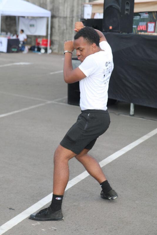 Dancing at the 4th Annual Juneteenth Block Party