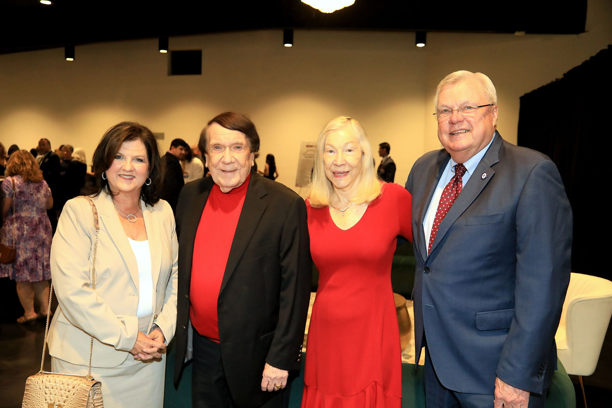 Judge Sharon Grimes, Charles and Faye Hand, Representative Curtis Johnson Judge Sharon Grimes, Charles and Faye Hand, Representative Curtis Johnson