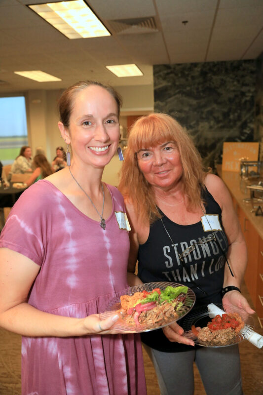 Katie Baine and Marion Jewell Katie Baine and Marion Jewell