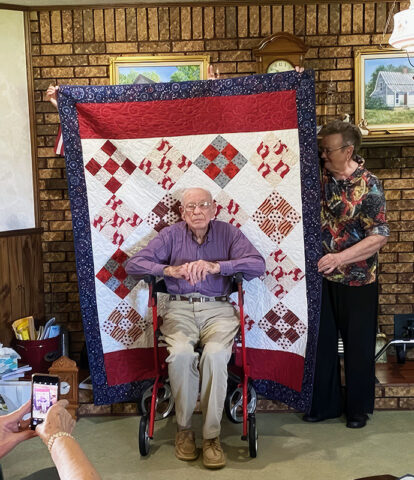 Lee M. US Army WWII (He’s 100 yrs old)