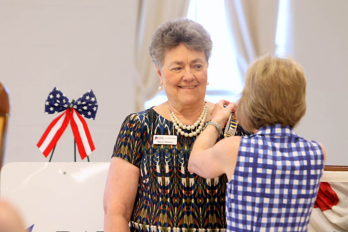 Marie Tillman, incoming DAR Chapter Regent Marie Tillman, incoming DAR Chapter Regent