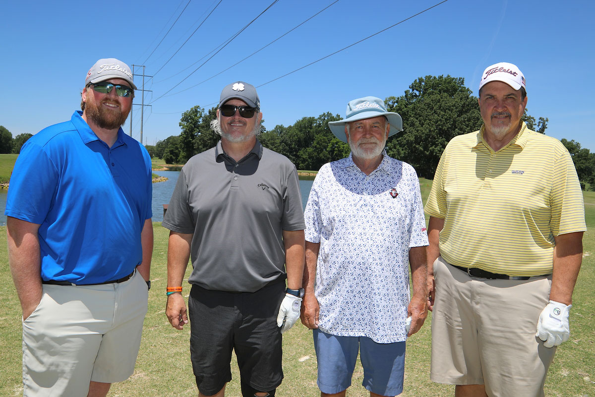 Zach Beerman, Brad Damron, Dennis Rice and Charles Kentner Zach Beerman, Brad Damron, Dennis Rice and Charles Kentner