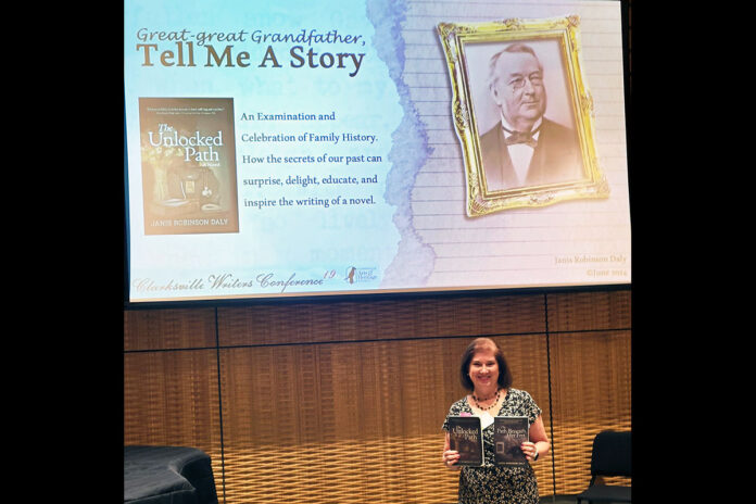 Janis Daly during the conference
