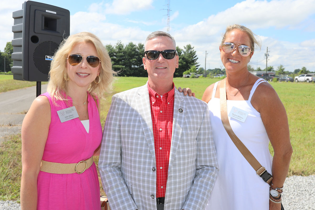 Julie Adams, MG Walt Lord (Ret.) and Meghan Williams Julie Adams, MG Walt Lord (Ret.) and Meghan Williams