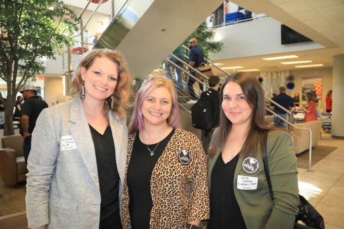 Amanda Dixon, Regina Maloney and Chelsea Freeman