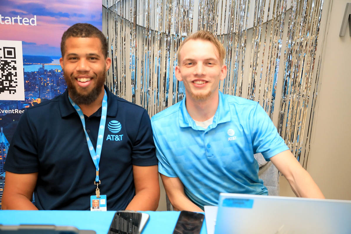 Andrew Okeke and James McDonald Andrew Okeke and James McDonald