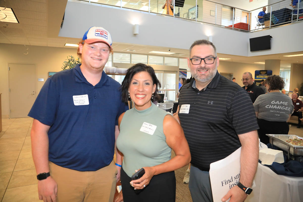 Calvin White, Stefanie Miller and Chris Yow Calvin White, Stefanie Miller and Chris Yow