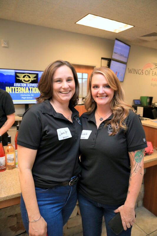 Jenhifer Eddington and Michelle Worthy Jenhifer Eddington and Michelle Worthy