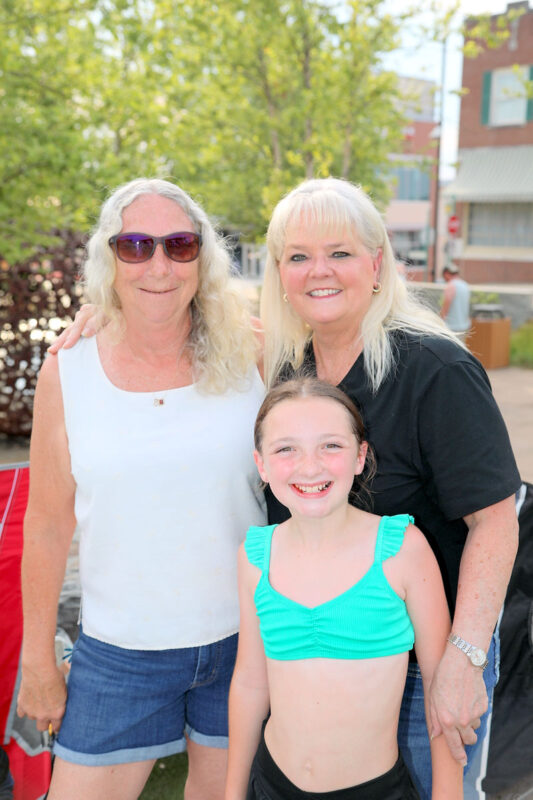 Kathy and Ella Helms, Jill Hardy Kathy and Ella Helms, Jill Hardy
