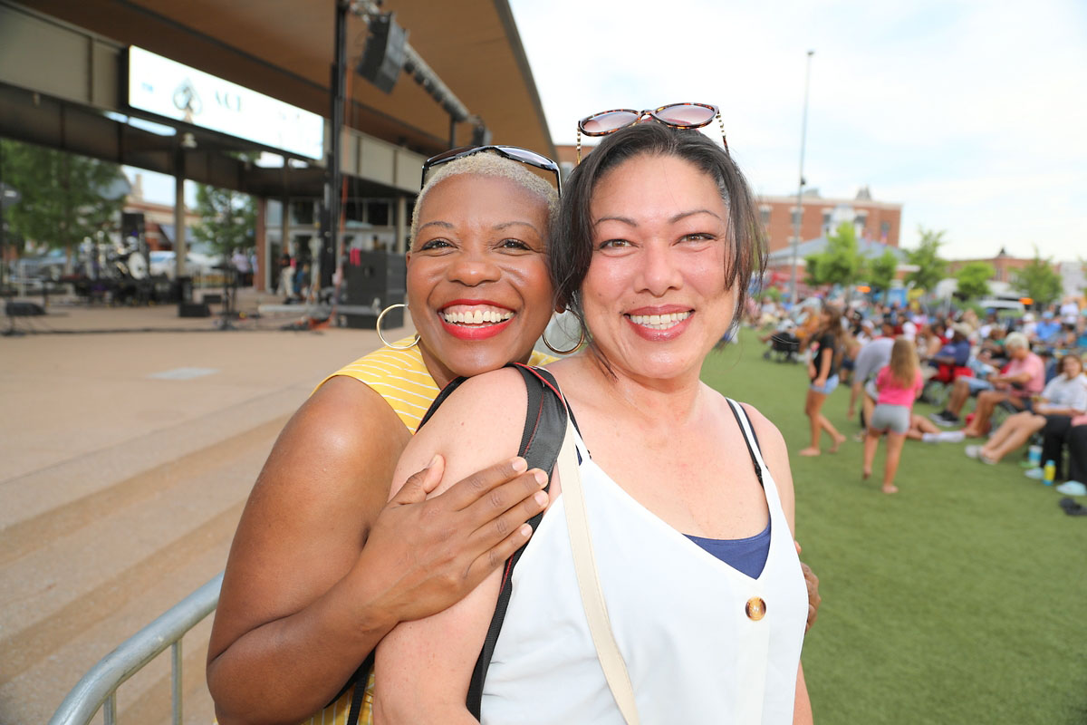 Rashidah Leverett and Linda Austin Rashidah Leverett and Linda Austin