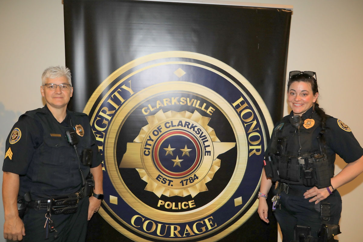 CPD’s Sgt. Tina Slaven and Det. Kristen Ashford CPD’s Sgt. Tina Slaven and Det. Kristen Ashford