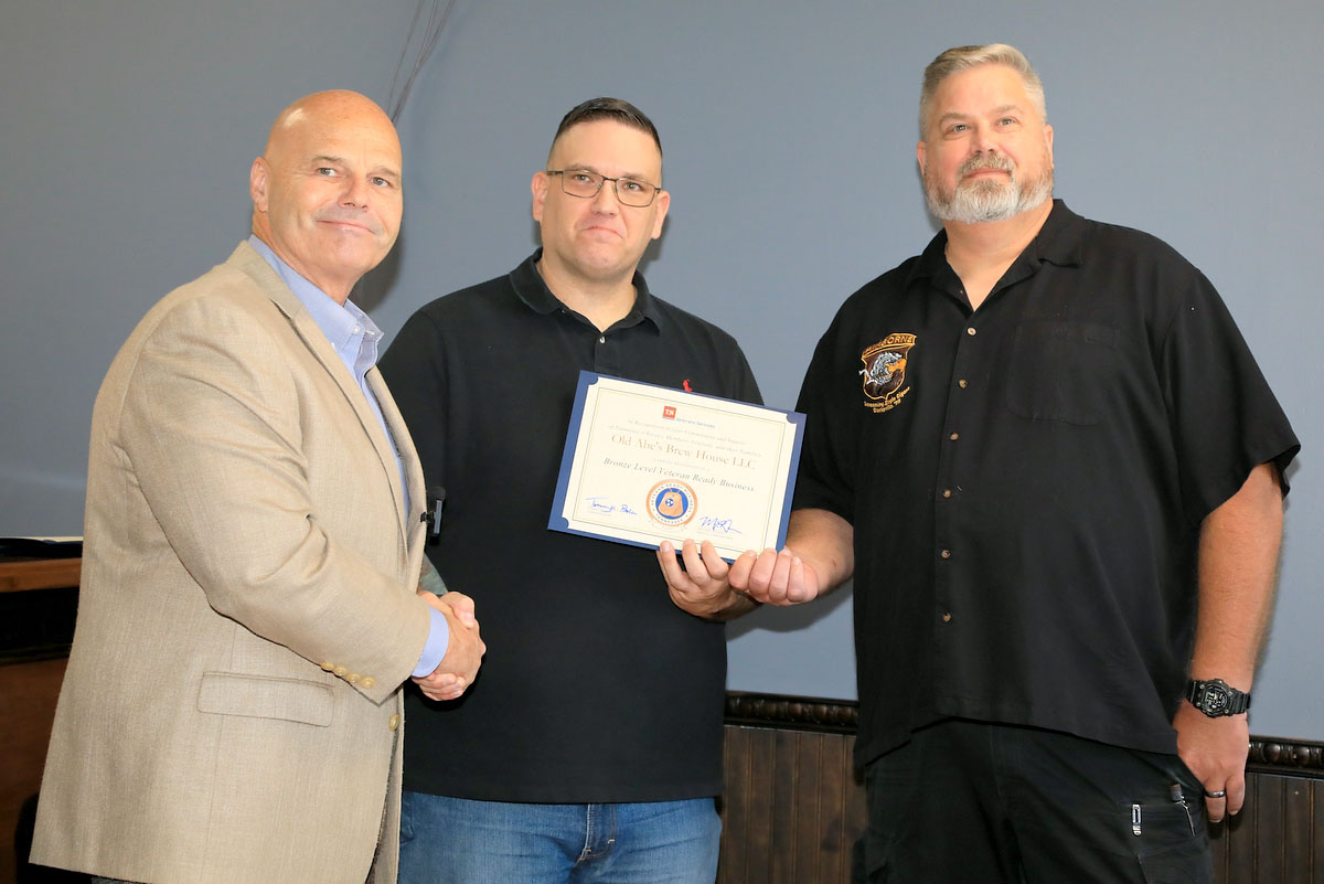 Commissioner Tommy Baker, Jarrod Stover and Kevin Slade Commissioner Tommy Baker, Jarrod Stover and Kevin Slade