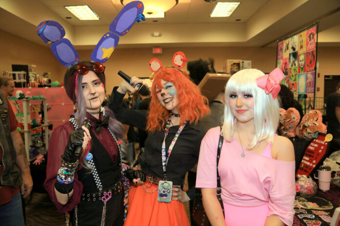 Glam Rock Bonnie, Freddie and Chica. (Tony Centonze, Clarksville Living Magazine)