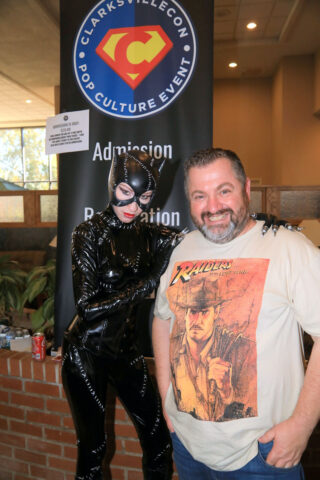 Music City as Catwoman and Carmine DeSanto. (Tony Centonze, Clarksville Living Magazine)