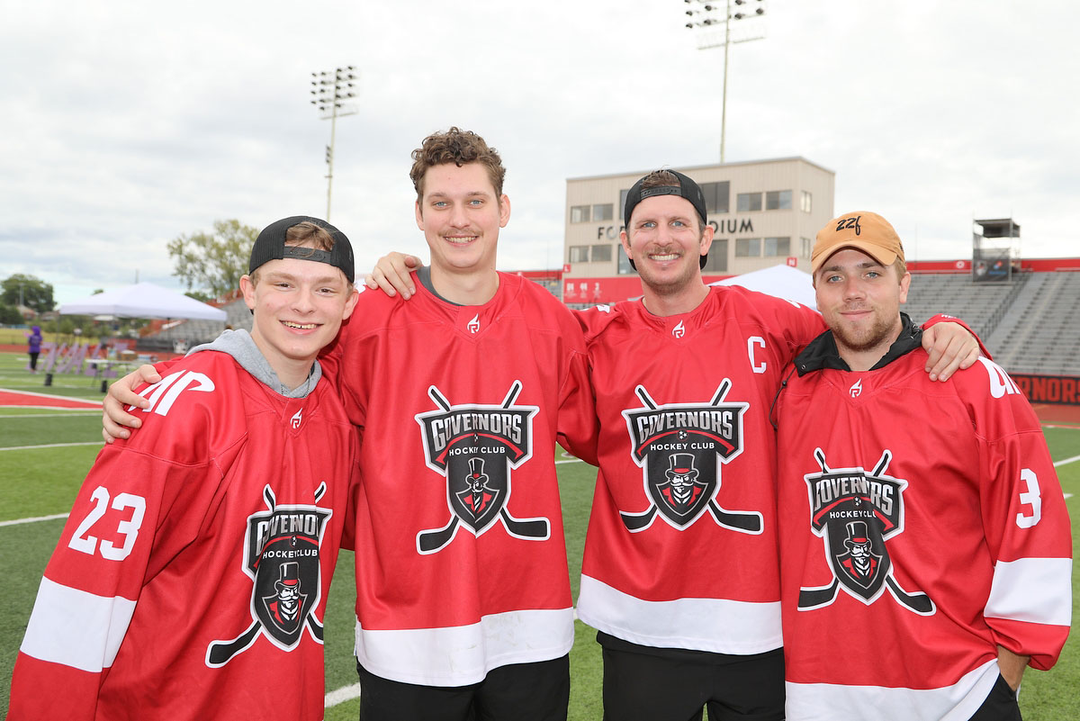 Blake Rhodehanel, Sam Singelyn, Ryan Moyer and Justin Brenot Blake Rhodehanel, Sam Singelyn, Ryan Moyer and Justin Brenot