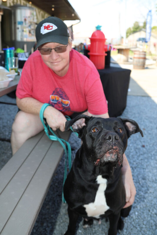 Brenda Boyer and Winnie the Pooch Brenda Boyer and Winnie the Pooch