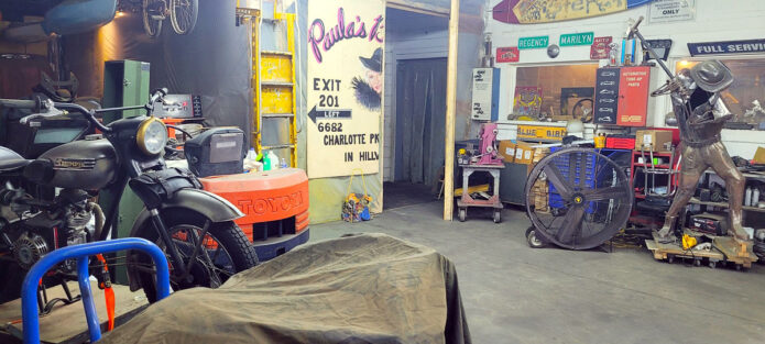 Clarksville's Steve Tyrrell Industrial Art. (Tony Centonze, Clarksville Living Magazine)