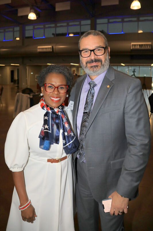 Kimberly Wiggins and Hector Santos