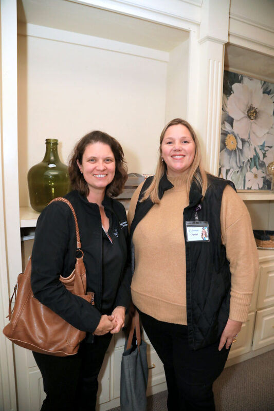 Christina Cowart and Crystal Allen