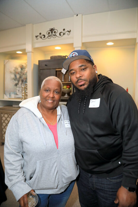 Delmetria Melvin and Darryl Grant