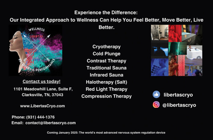Living Well Today, Tomorrow, and Beyond: Invest in Your Health, Libertas Cryo