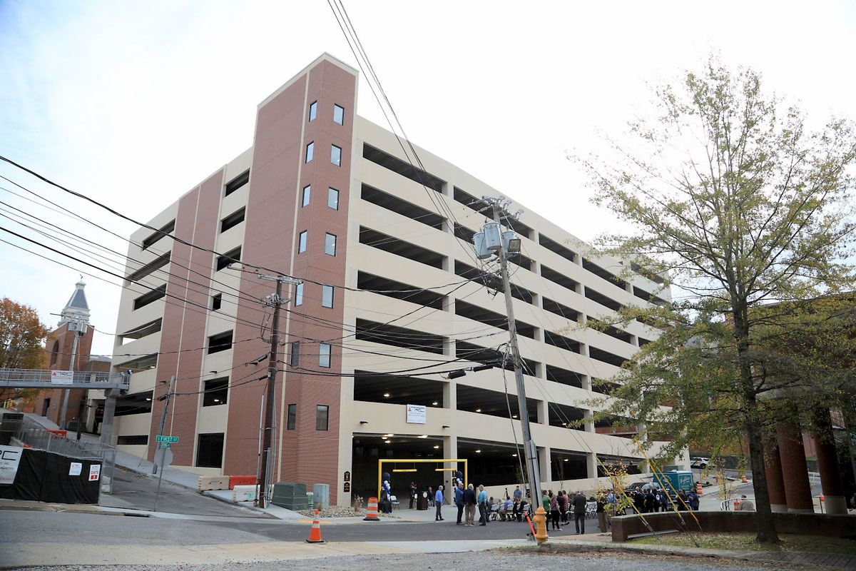 New parking garage at S. First St. and Spring Alley New parking garage at S. First St. and Spring Alley