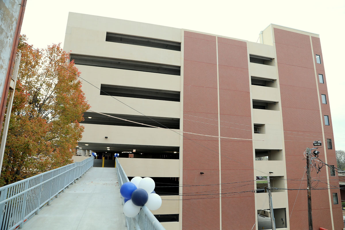 Ribbon Cutting for Clarksville’s new and much-needed downtown parking garage. (Tony Centonze, Clarksville Living Magazine) Ribbon Cutting for Clarksville’s new and much-needed downtown parking garage. (Tony Centonze, Clarksville Living Magazine)