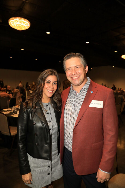 Sara Golden and Montgomery County Mayor Wes Golden Sara Golden and Montgomery County Mayor Wes Golden