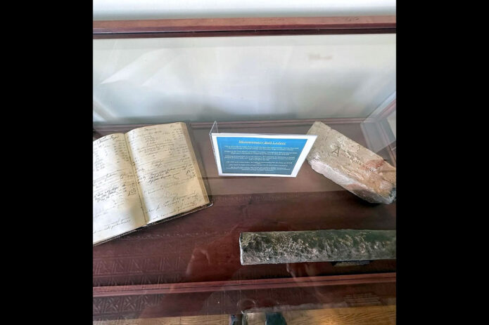 Montgomery Bell Ledger. (Kyle Watts, Clarksville Living Magazine)