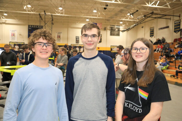 Ben Sprik, Joshua Cooper and Allie Nelson