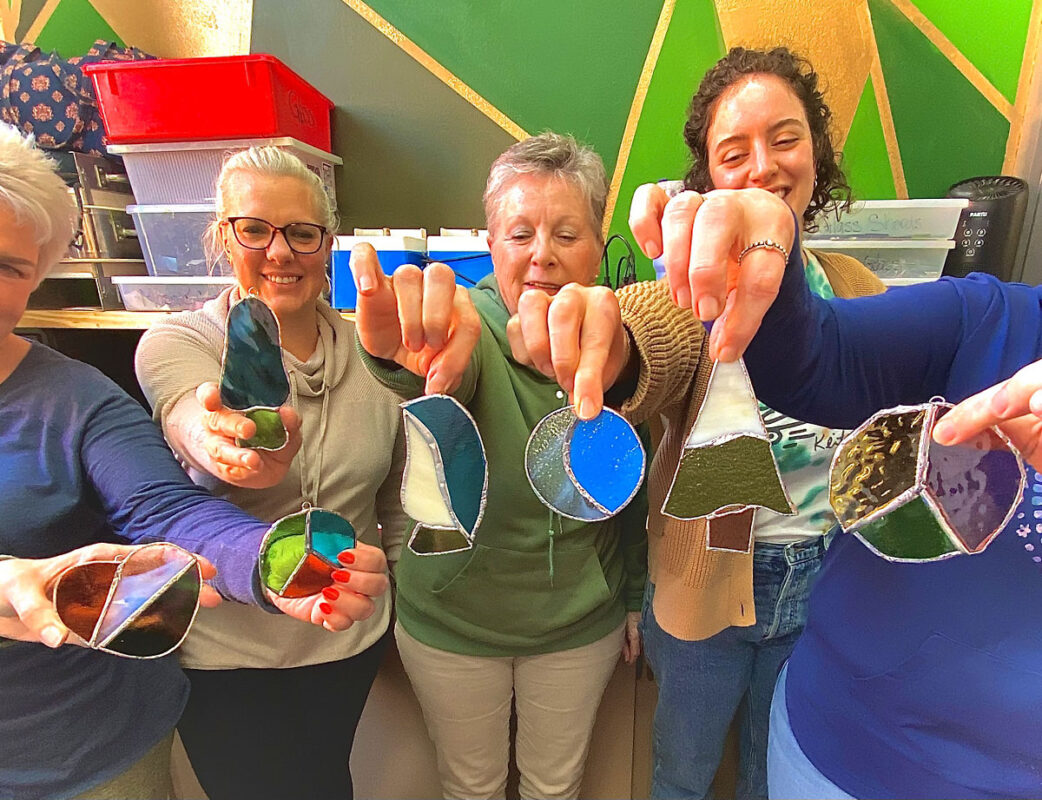 Stained Glass Workshop. (Contributed by Emily Worrick)